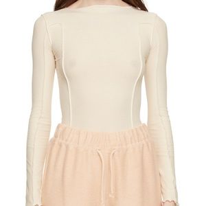 NWT Baserange Omato long-sleeved tee in off white size M